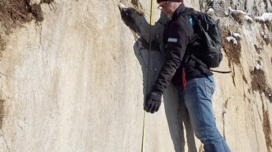 Un mois après le séisme de 2016 en Italie, les experts de l’Institut se rendent sur place pour observer la géologie des failles.