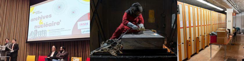 Bannière représentant des personnes dans secteur du nucléaire